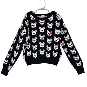 Franki Black And Pink French Bulldog Sweater